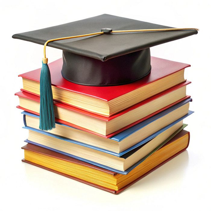 impact-img a-graduation-cap-perched-on-a-stack-of-books-png-images-jpg-free-download-pikbest